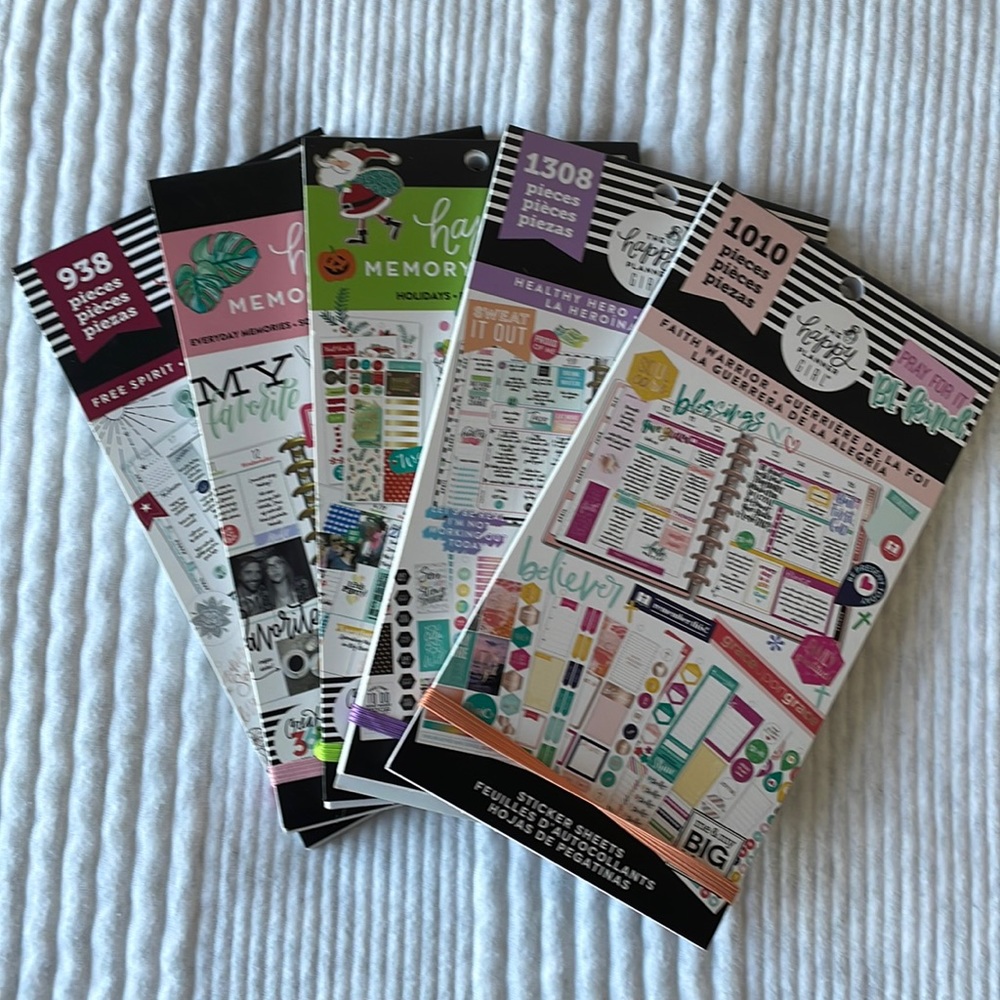 Happy planner stickers